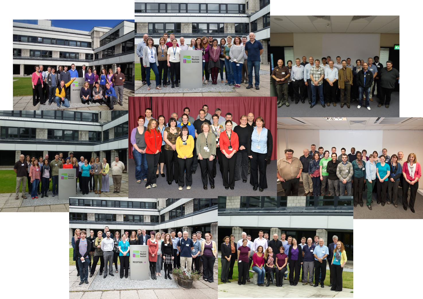 Clay mineralogy course delegates and instructors