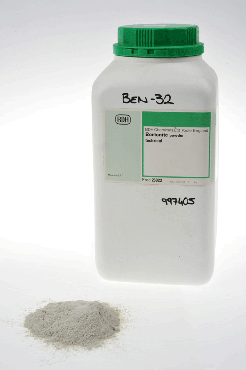 Bentonite powder